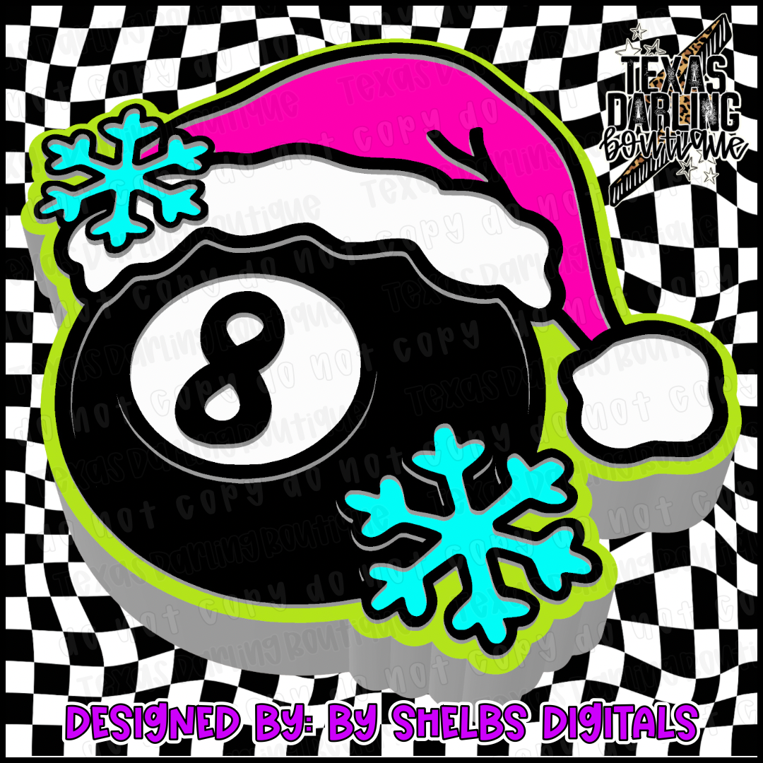 Snowflake 8 Ball