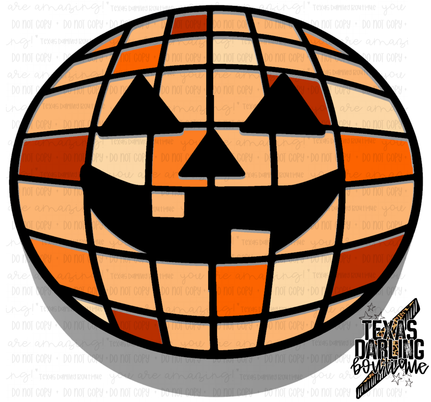 Jack-o'-lantern Disck Ball