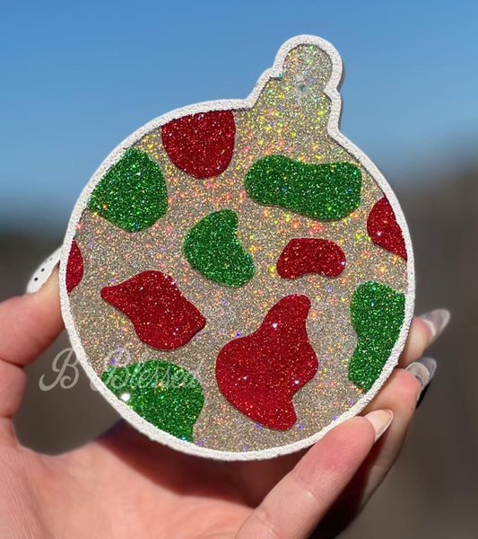 Cow Print Ornament