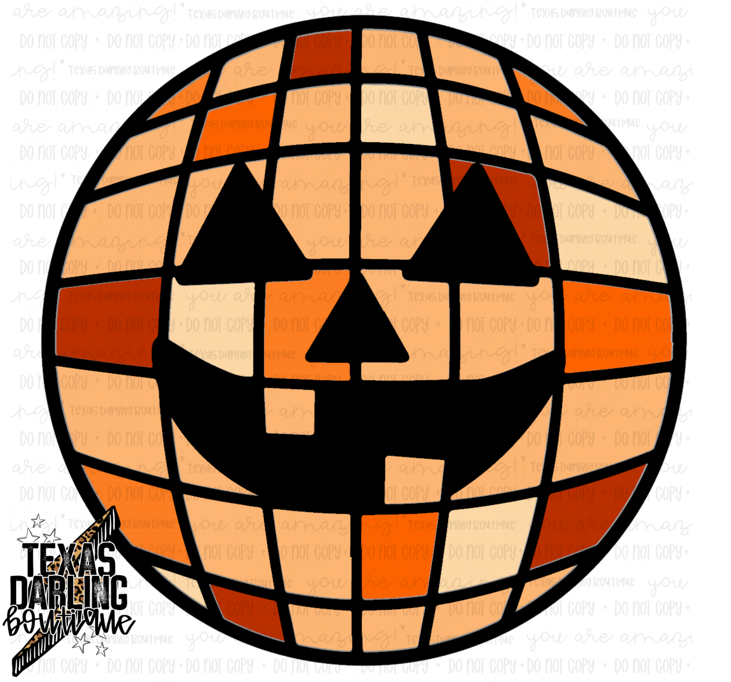 Jack-o'-lantern Disck Ball