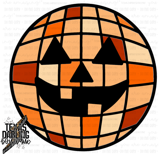 Jack-o'-lantern Disck Ball