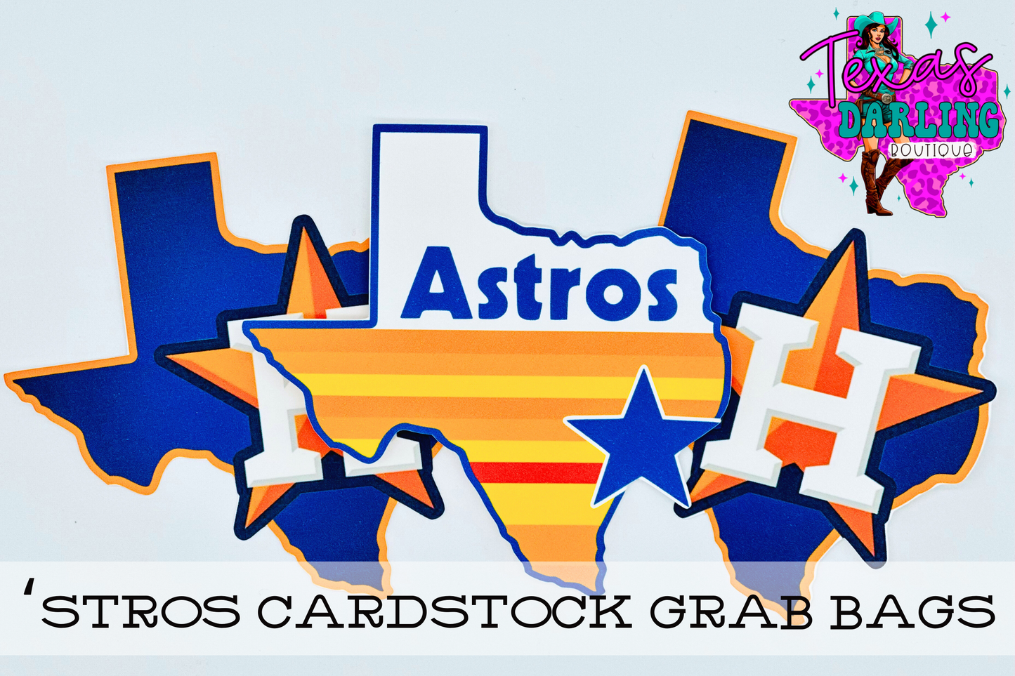 Texas Teams Cardstock Grab Bags (Small)