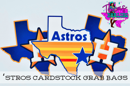 Texas Teams Cardstock Grab Bags (Small)