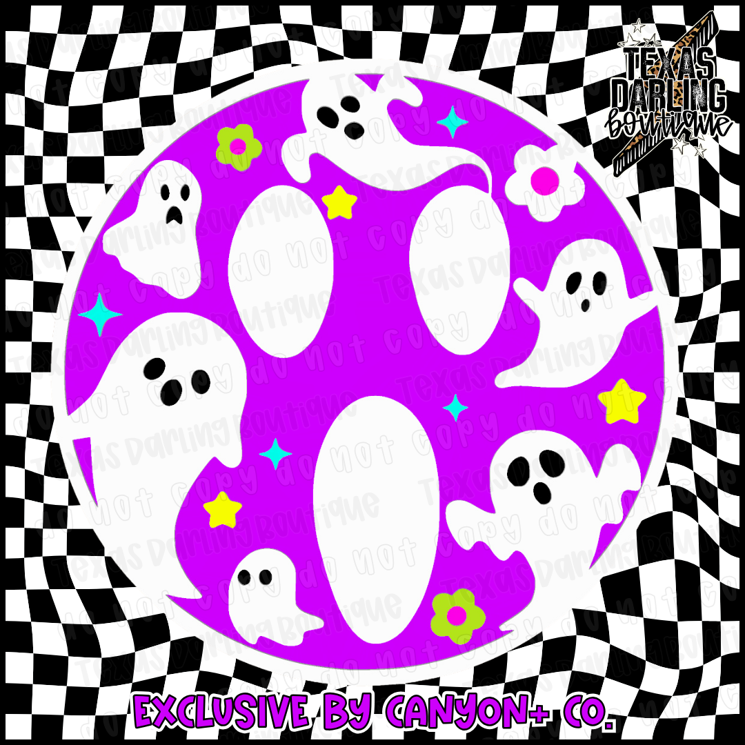 Floral Ghost Smiley