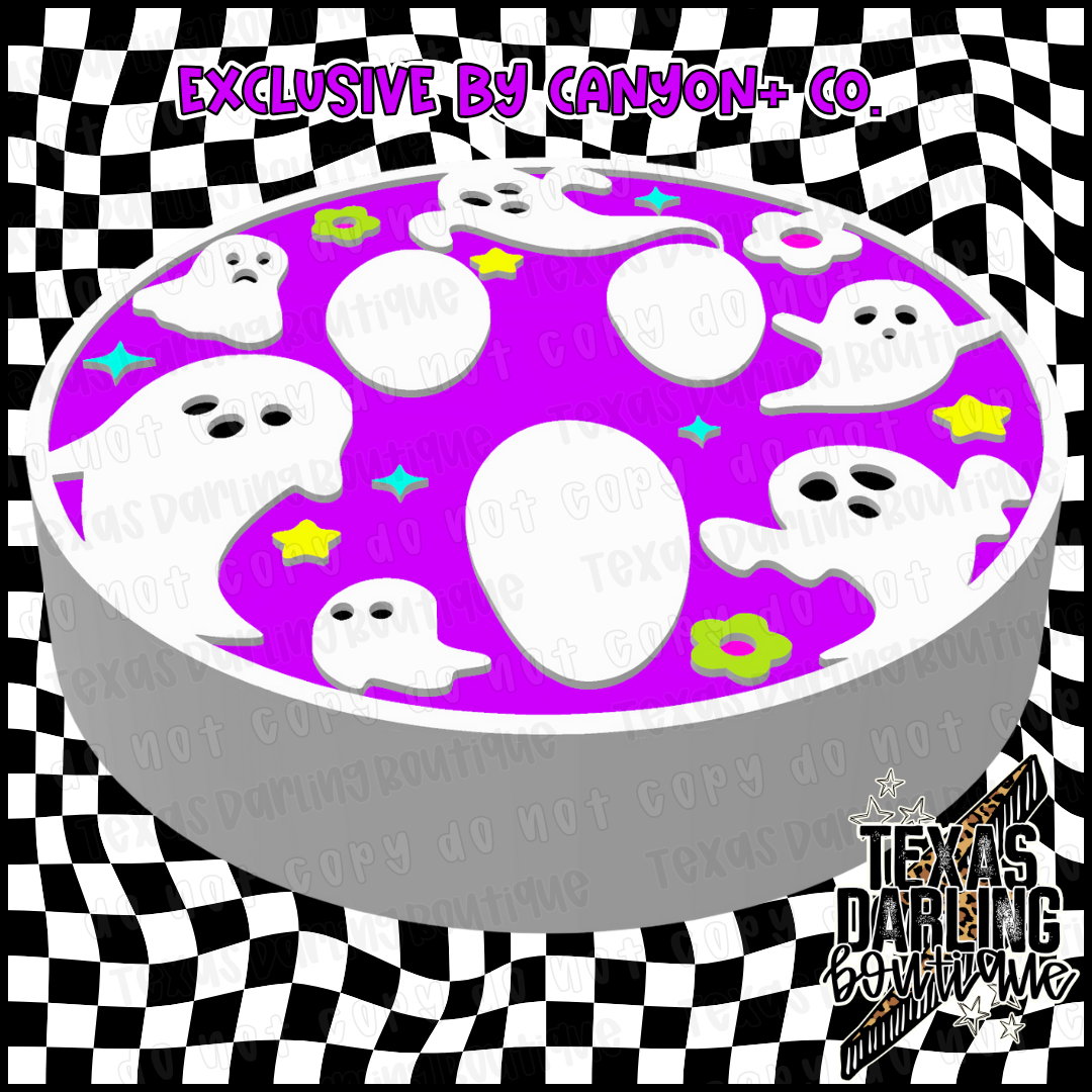 Floral Ghost Smiley
