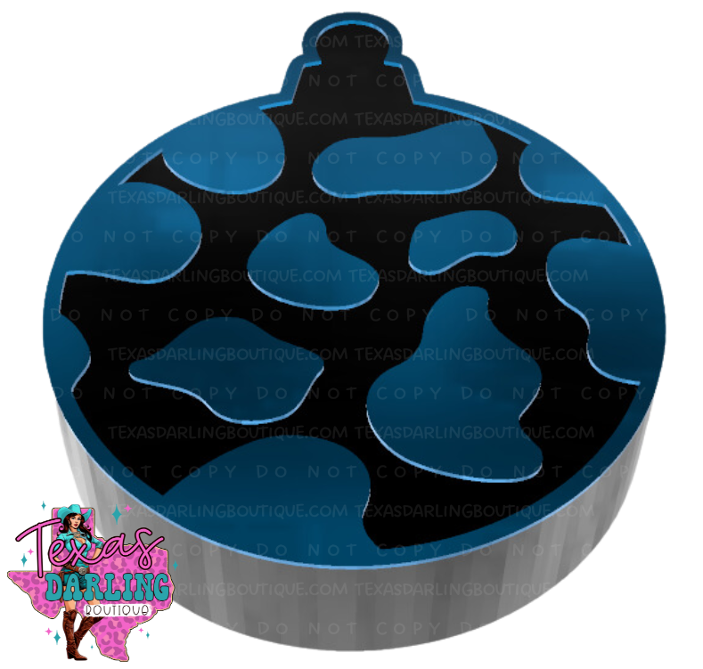 Cow Print Ornament