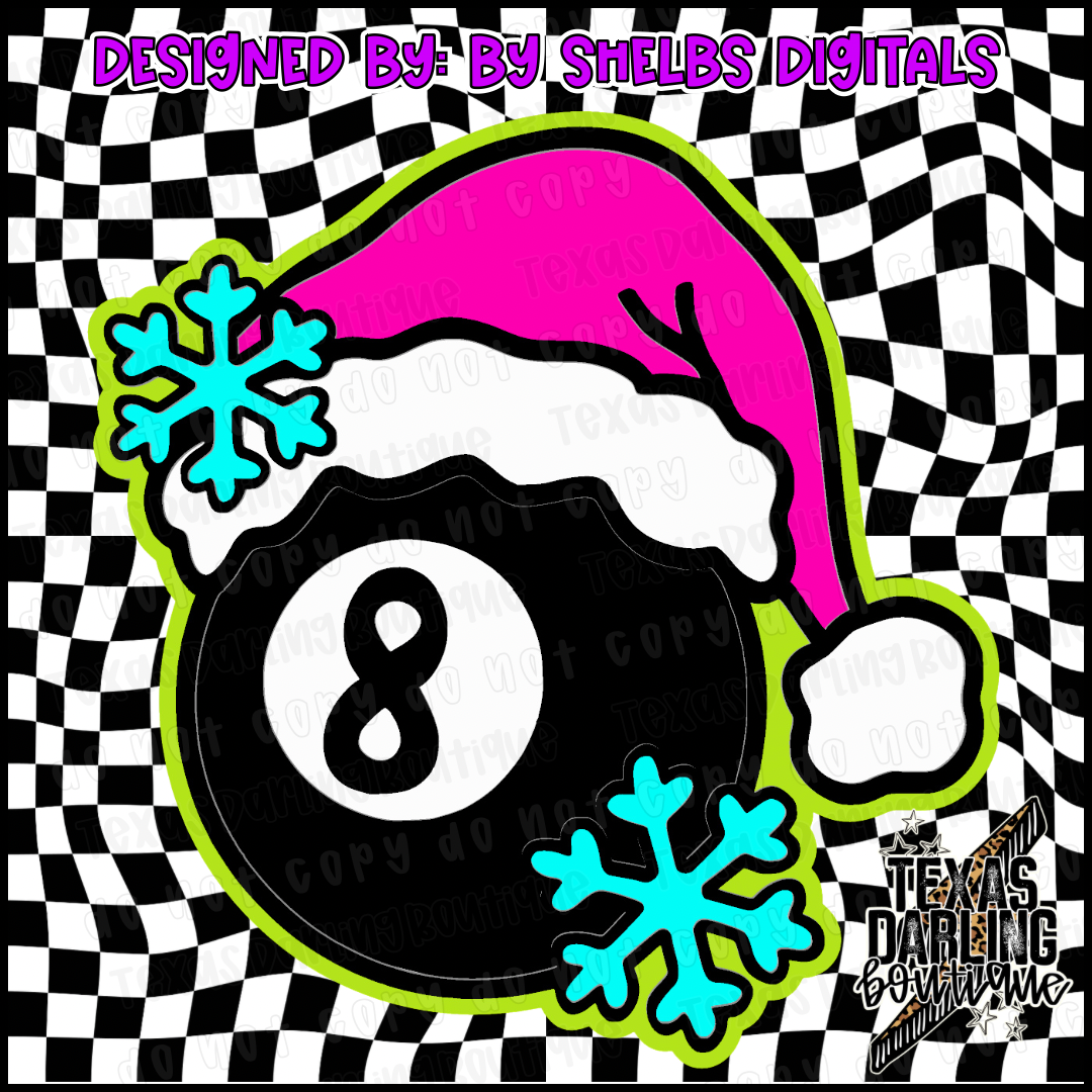 Snowflake 8 Ball
