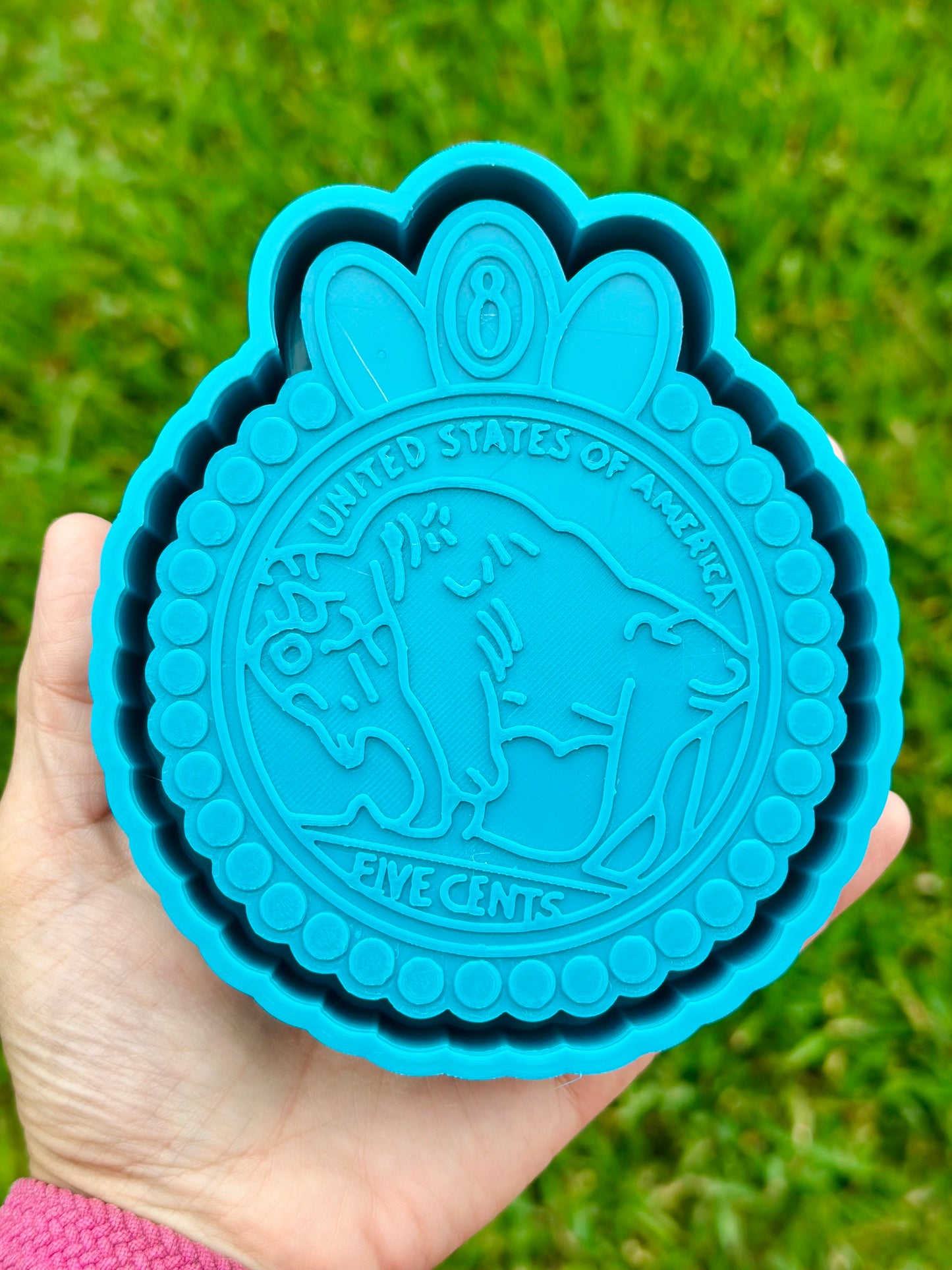 Turquoise Buffalo Nickel