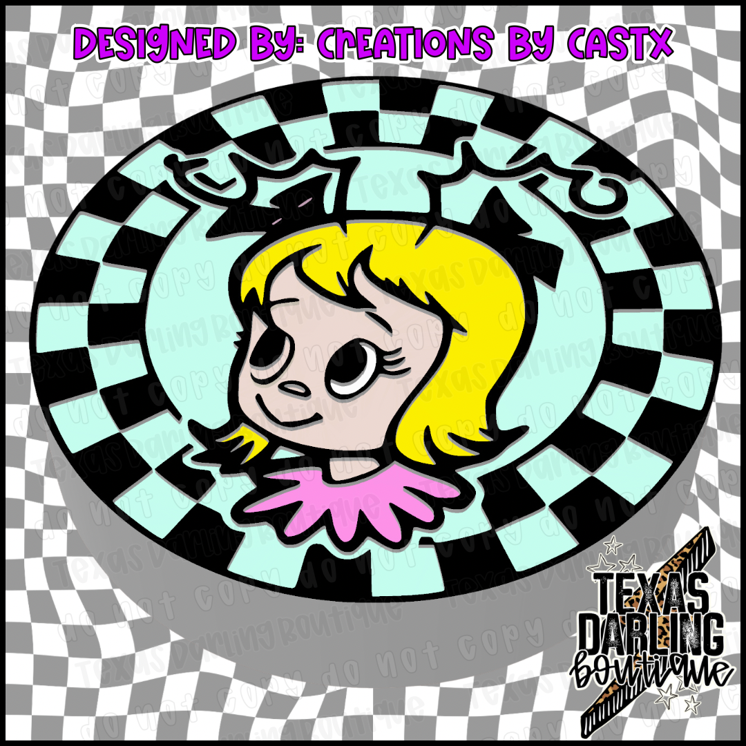 Checkered C Lou Round