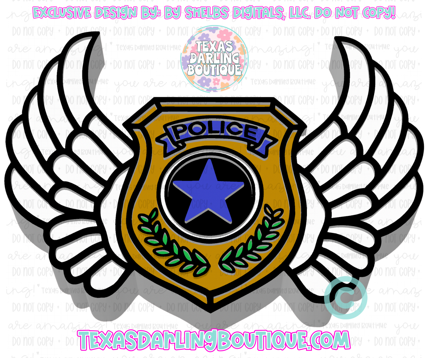 Memorial Police Badge