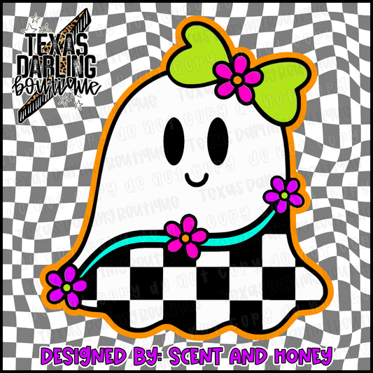 Cutie Checkered Ghost