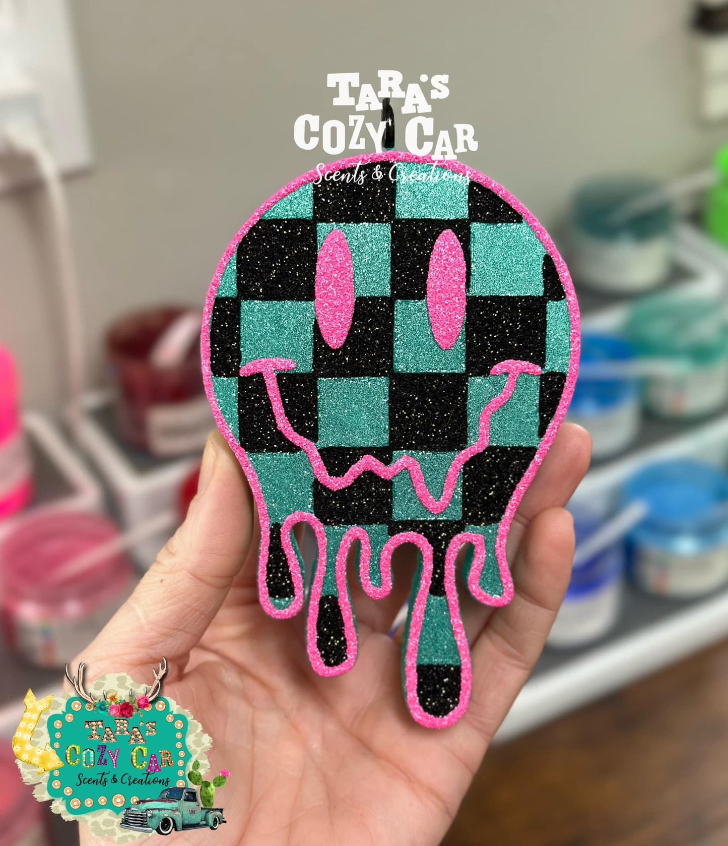 Melting Checkered Smiley