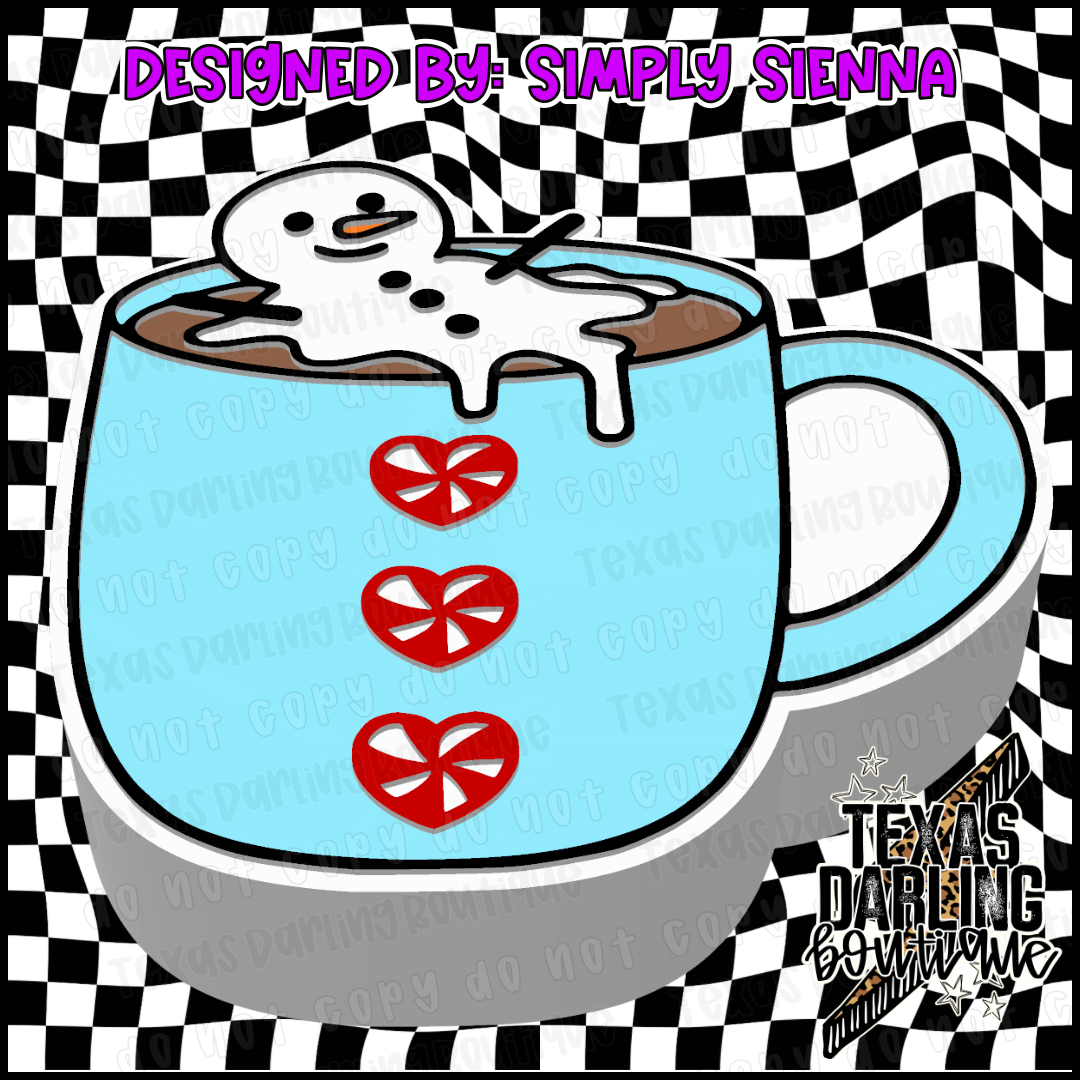 Melting Snowman Cocoa Mug