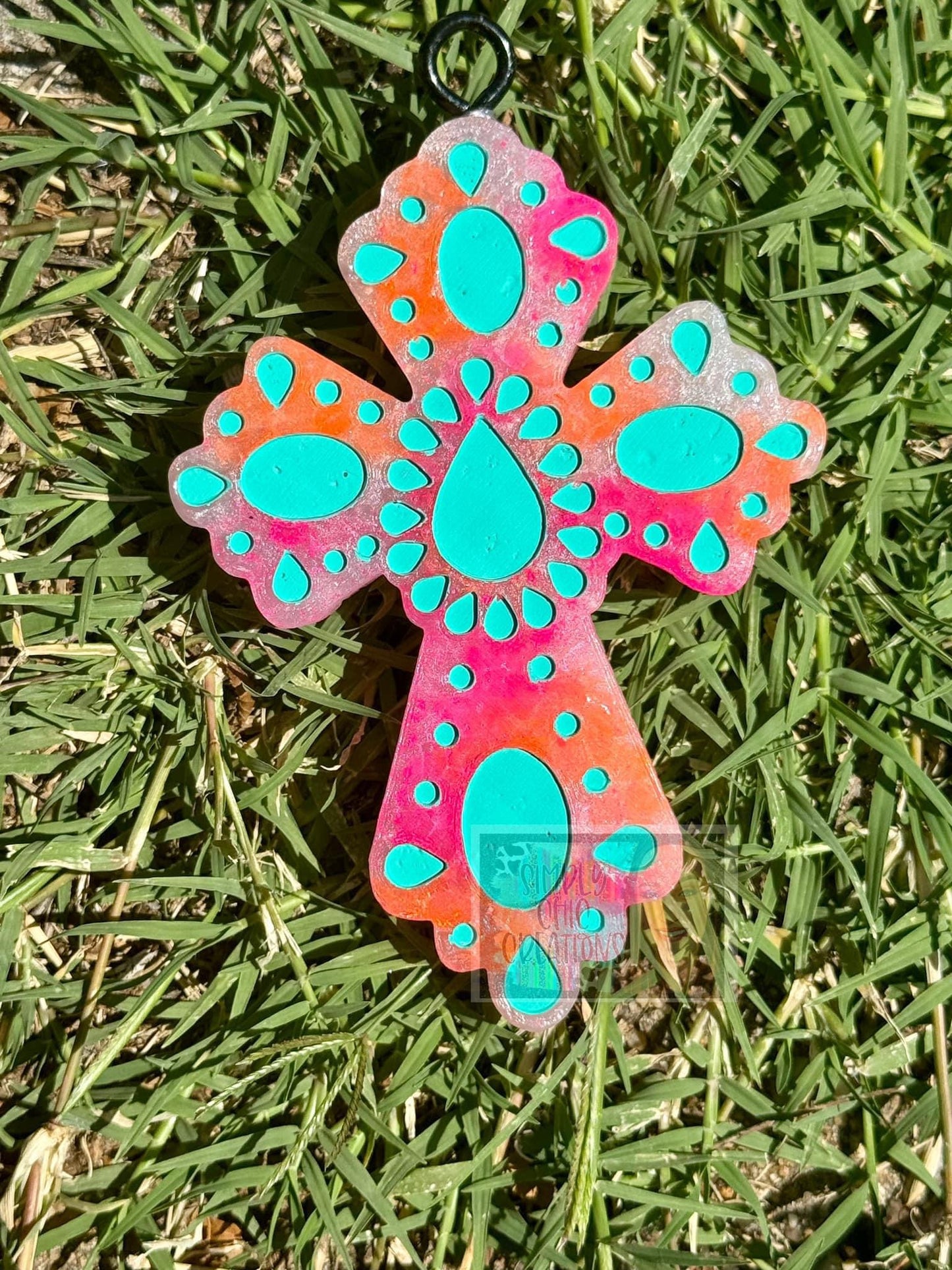 Squash Blossom Cross