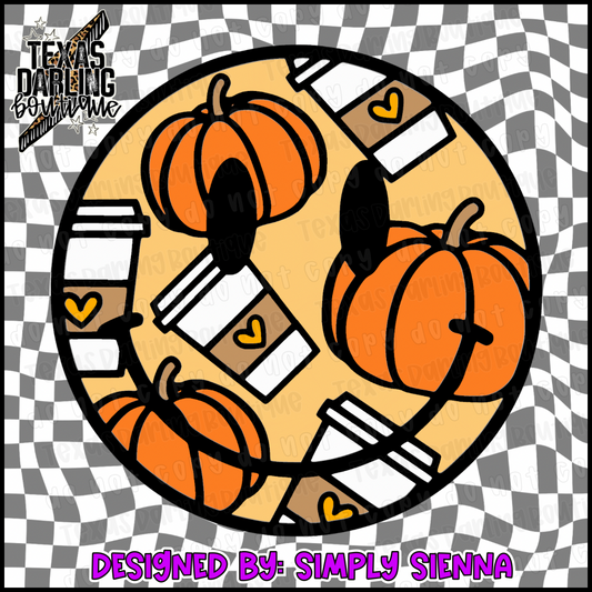 Pumpkin Spice Happy Face