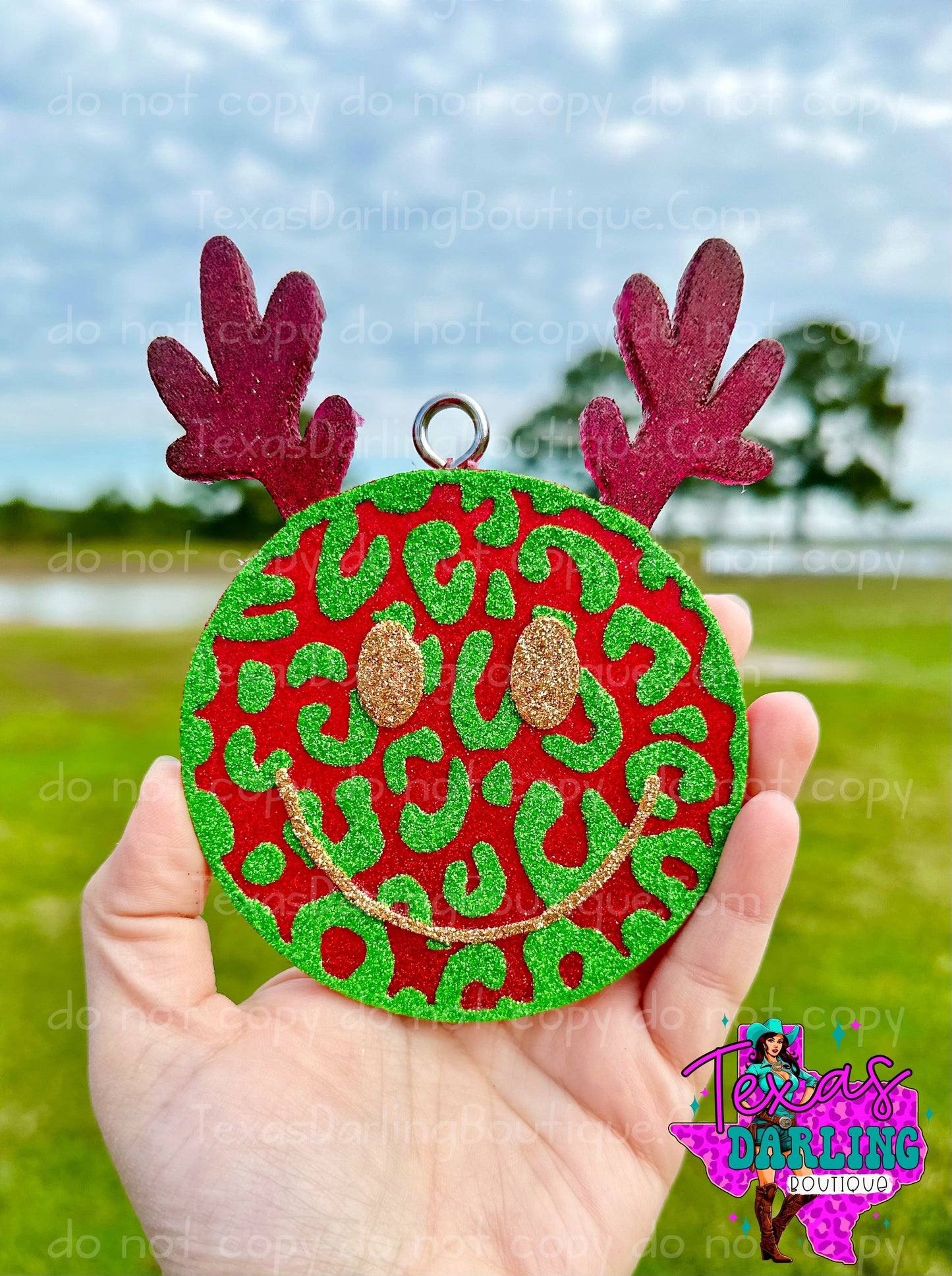 Leopard Reindeer Smiley