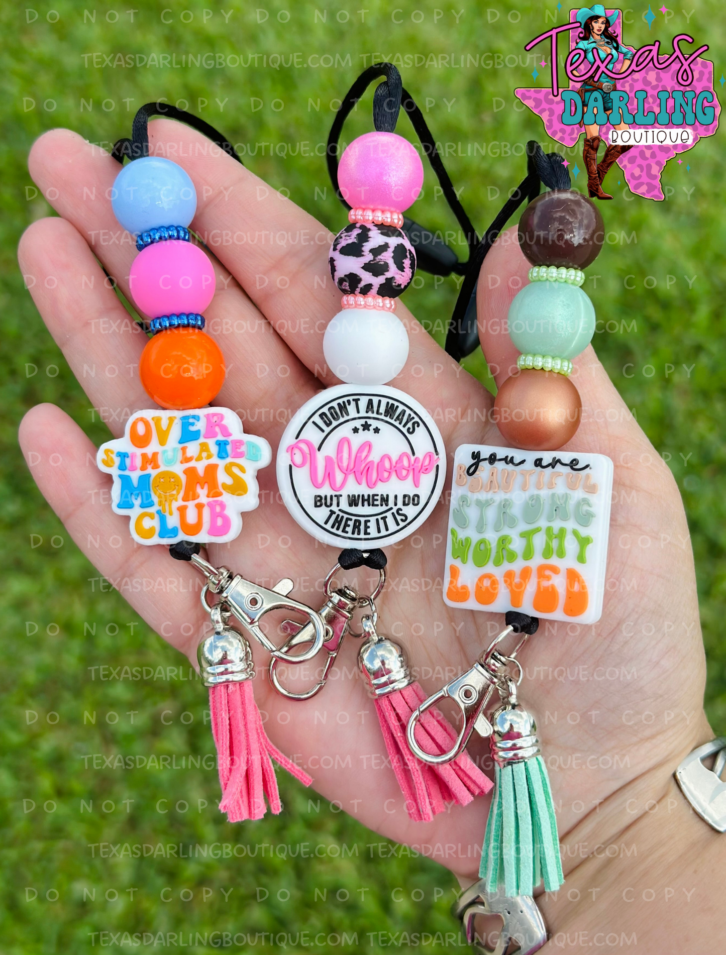 Strong Worthy Loved Freshie Hanger