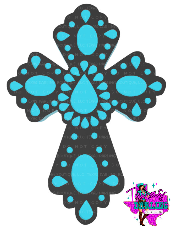 Squash Blossom Cross