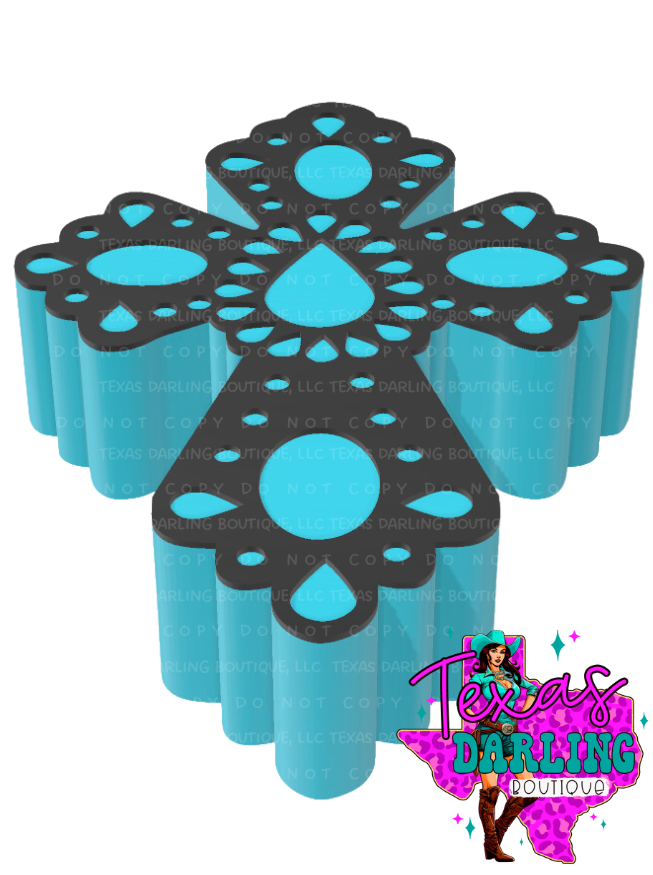 Squash Blossom Cross