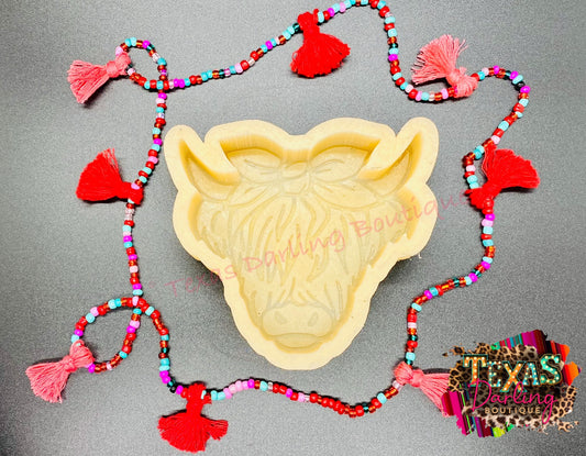 Highland Cow With Bow