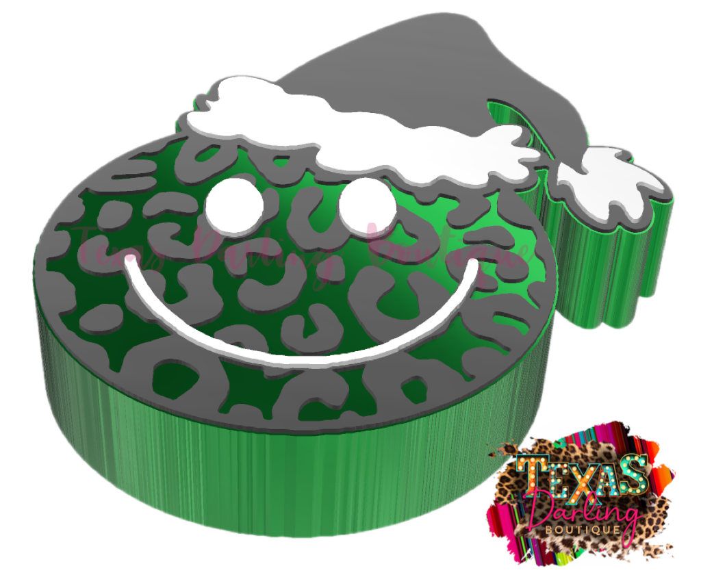 Leopard Santa Smiley