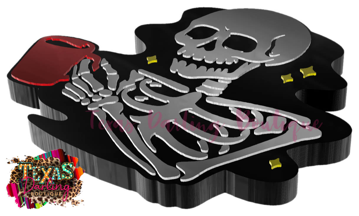 Coffee is Life Skeleton