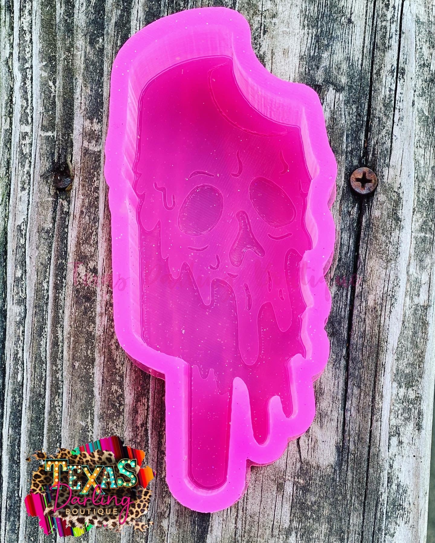 Melting Skull Popsicle