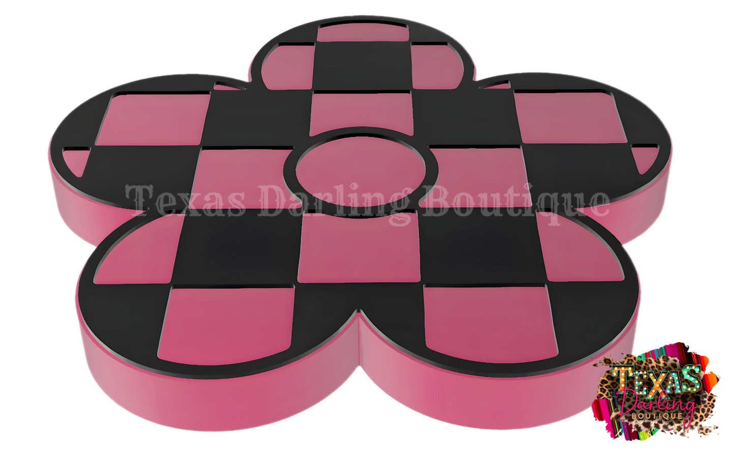 Retro Checkered Daisy