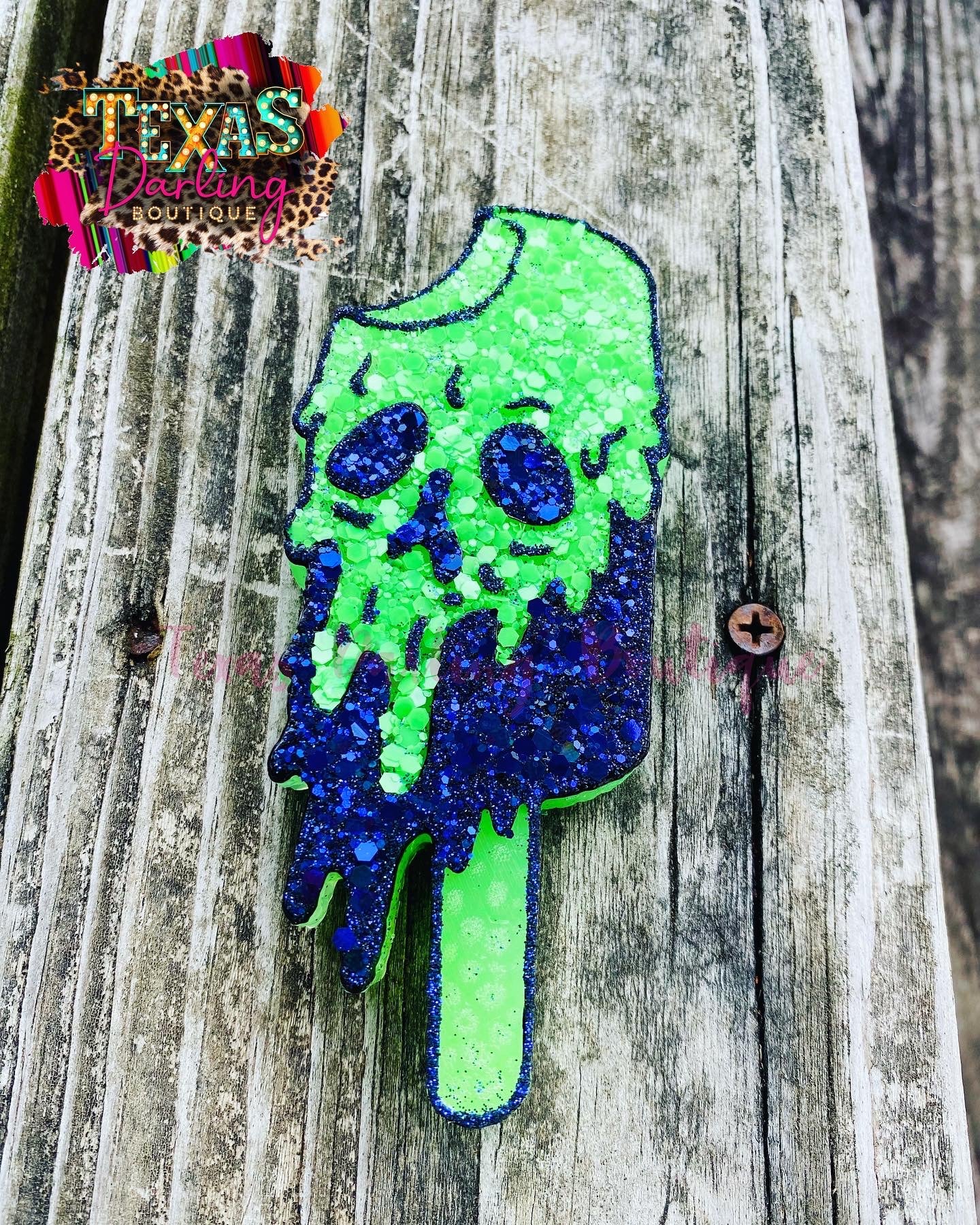 Melting Skull Popsicle