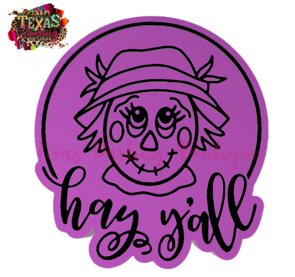 Hay Y’all Scarecrow