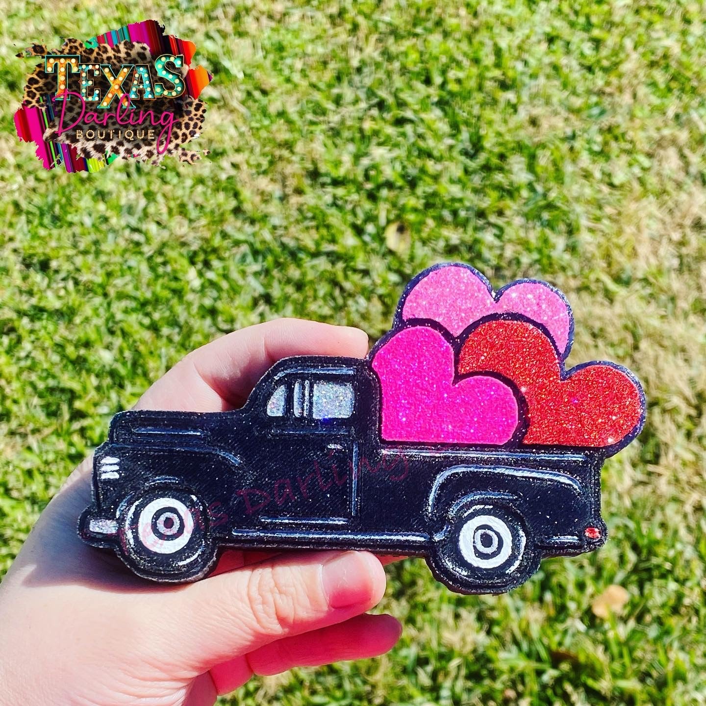Truck with Hearts