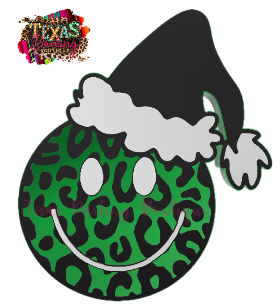 Leopard Santa Smiley