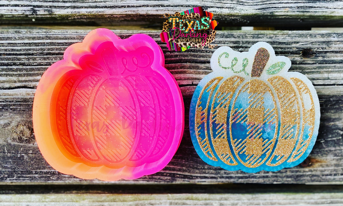 Buffalo Plaid Pumpkin