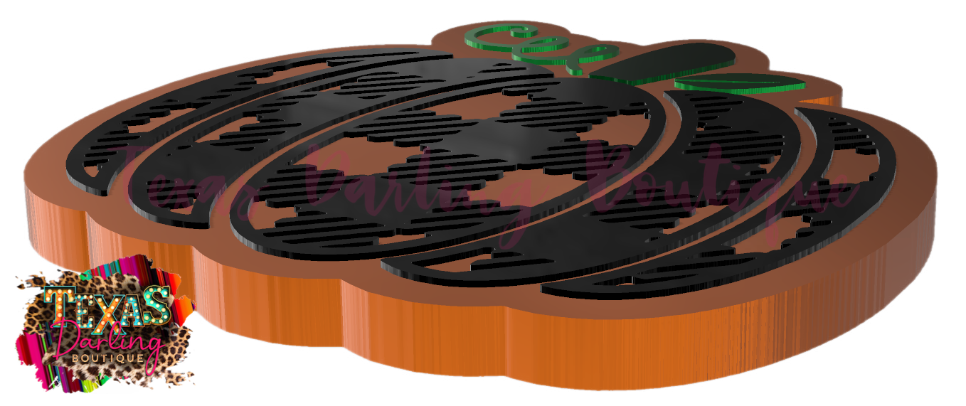 Buffalo Plaid Pumpkin