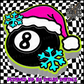 Snowflake 8 Ball