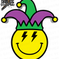 Mardi Gras Smiley