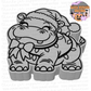 Hippopotamus For Christmas