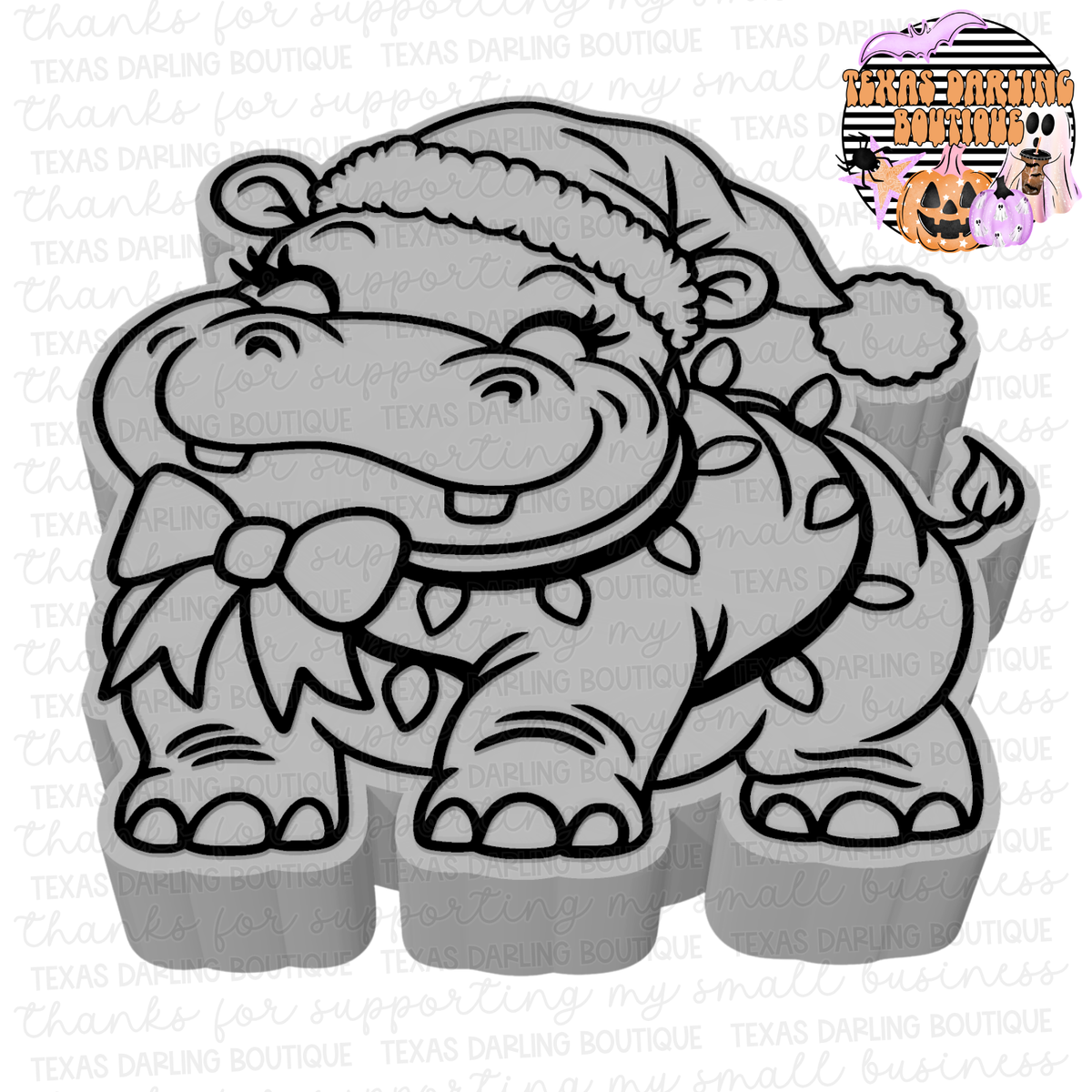 Hippopotamus For Christmas