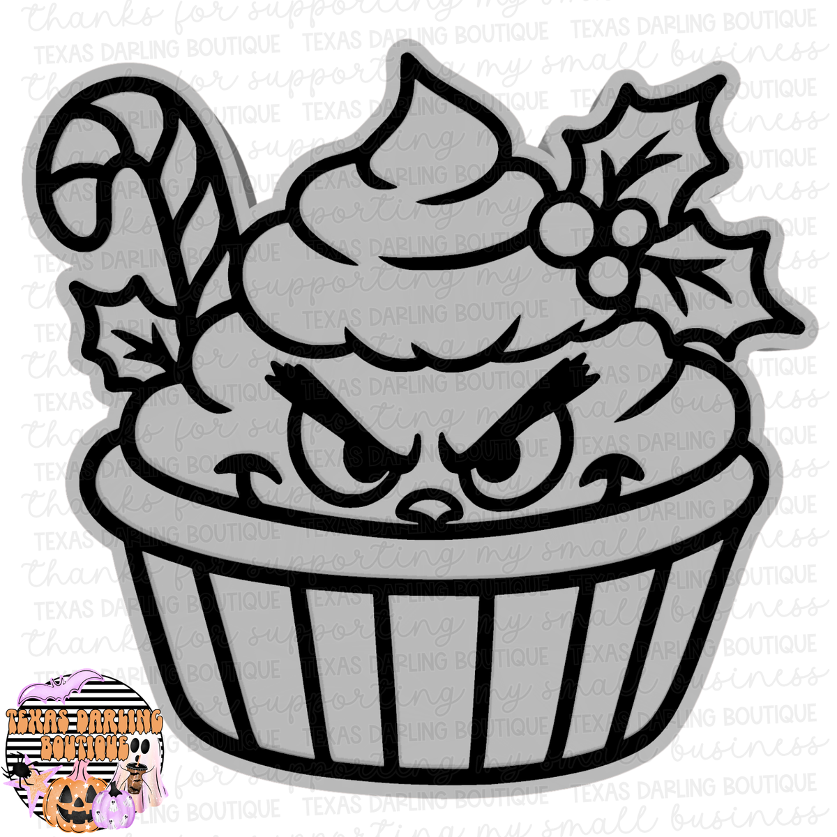 Mean One Cupcake