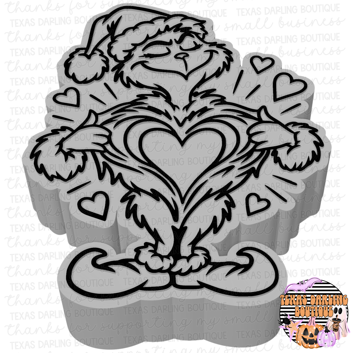 Mean One Heart 3 Sizes