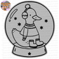 Goose Snow Globe