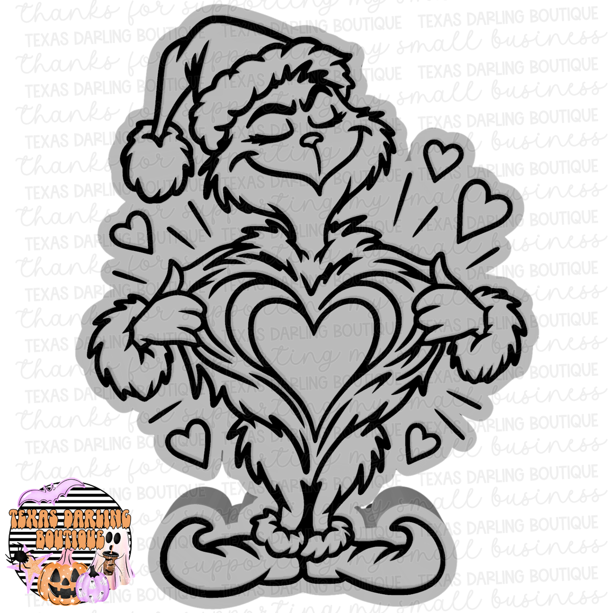 Mean One Heart 3 Sizes