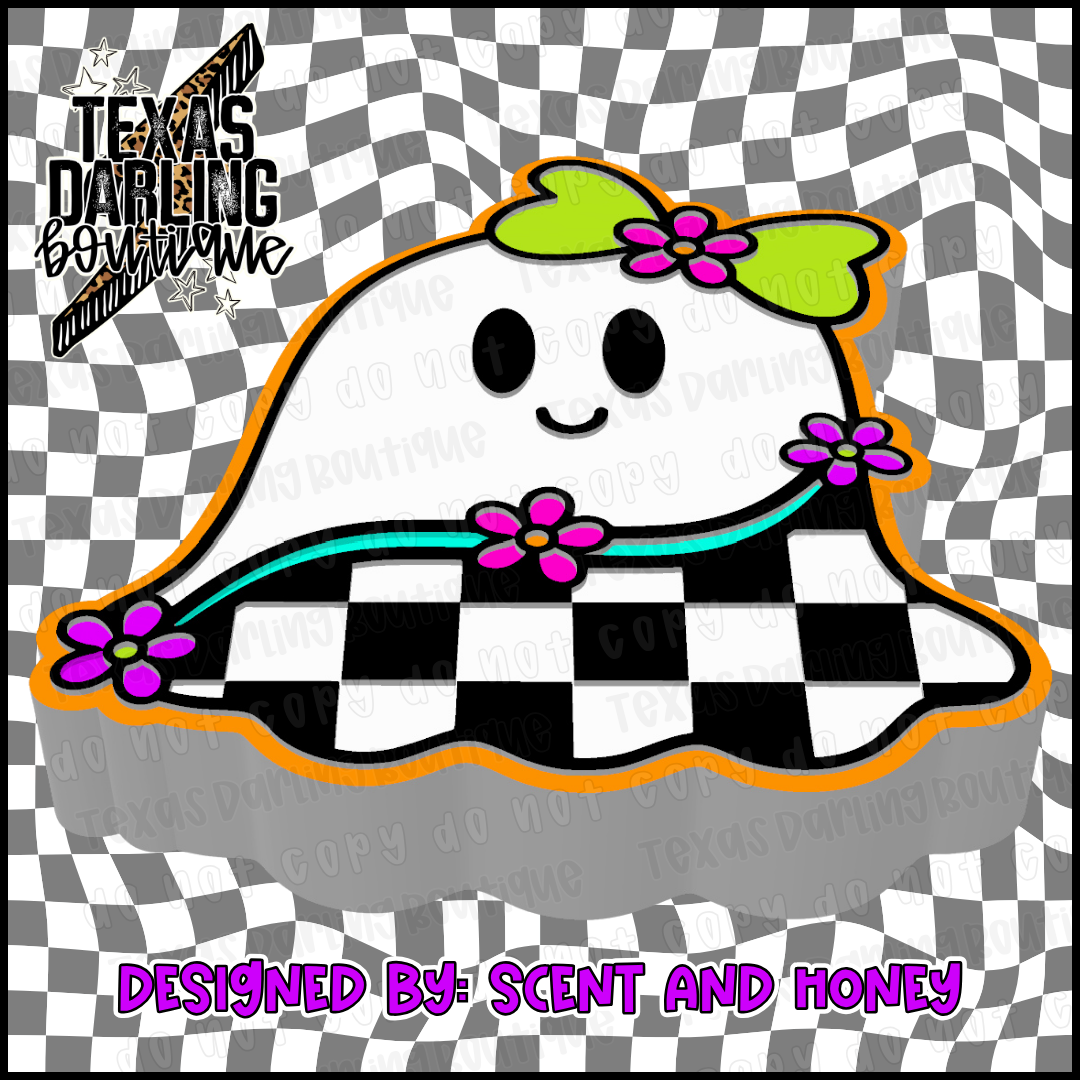Cutie Checkered Ghost