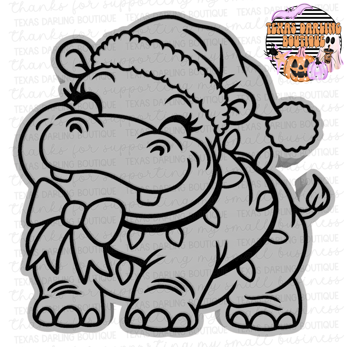 Hippopotamus For Christmas