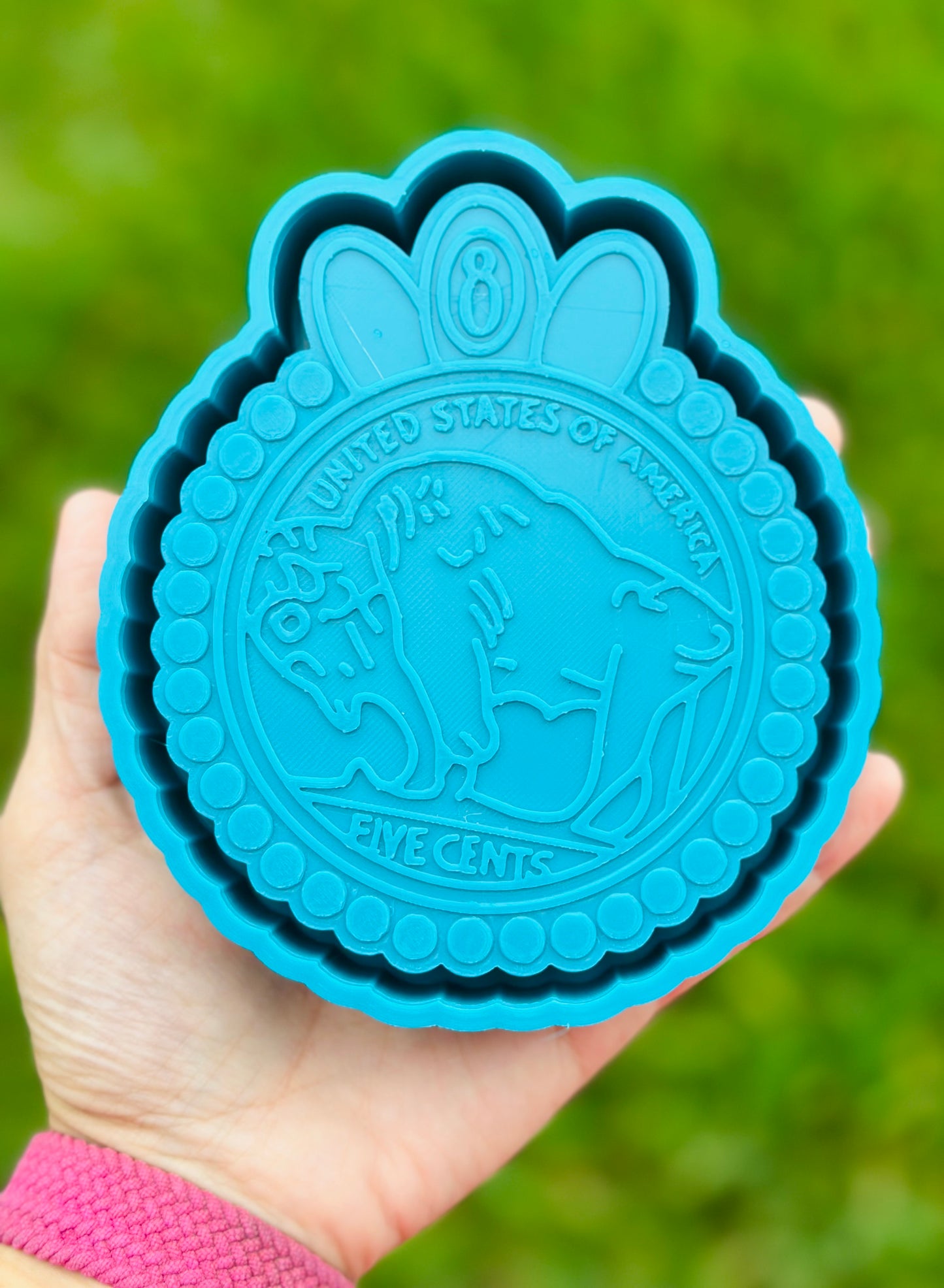 Turquoise Buffalo Nickel