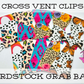 Cross Vent Clips Cardstock Grab Bags