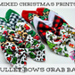 Christmas Bullet Bow Grab Bags