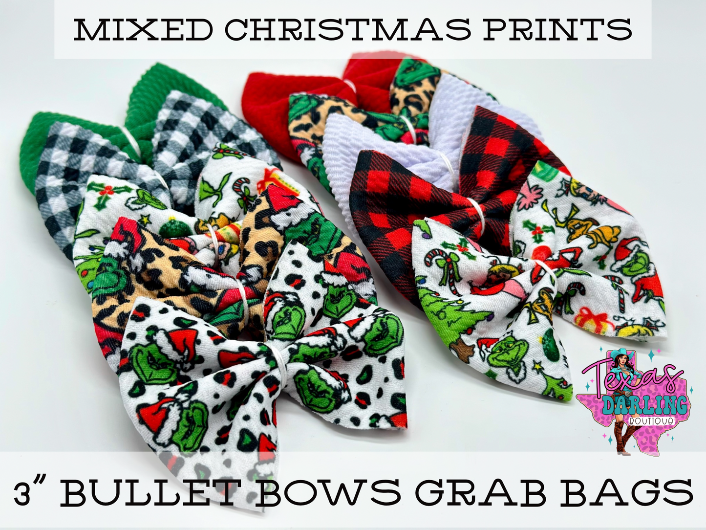 Christmas Bullet Bow Grab Bags