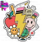 Teacher Lightning Bolt Cardstock Grab Bags