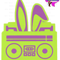 Hip Hop Bunny Boombox